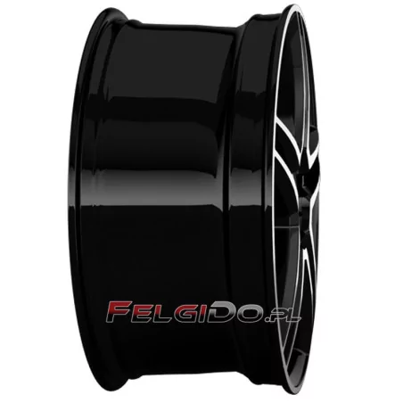 felga RC Design RC D17 czarna polerowana profil