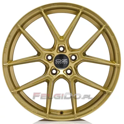 O-Z Estrema GT HLT race gold front