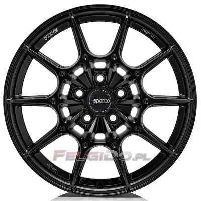 felga Sparco FF2 czarny mat front