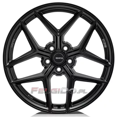 felga Sparco FF3 czarny mat front