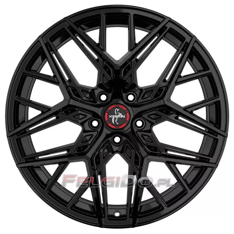 felga Keskin KT25 czarna front