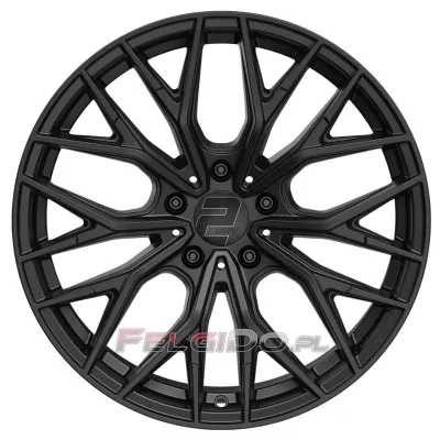 felga 2DRV WH37 czarny mat front